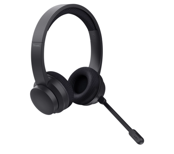 Trust Ayda Wireless ENC Nauszne Czarny