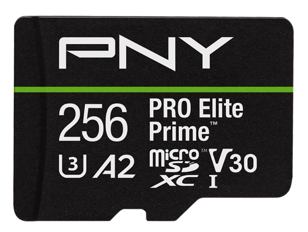 Karta pamięci PNY microSDXC PRO Elite Prime 256GB 200/150 MB/s V30 A2