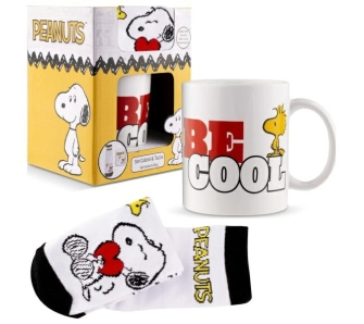 Zestaw prezentowy Coriex Peanuts 340ml Skarpetki