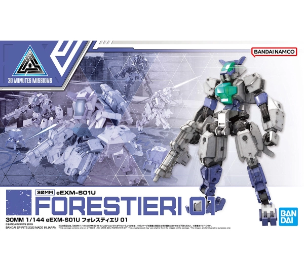 Bandai 30MM 1/144 eEXM-S01 FORESTIERI 01