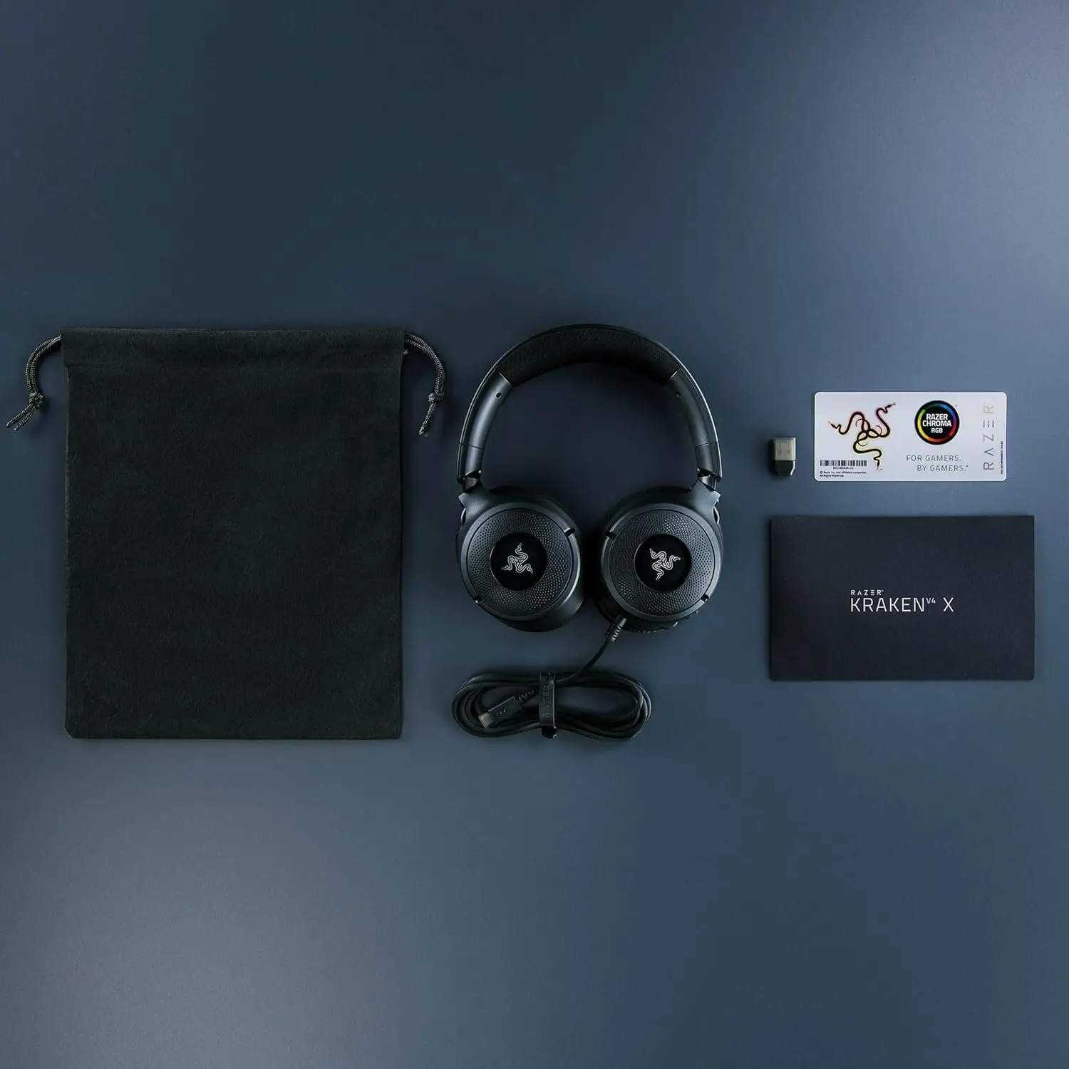 Słuchawki przewodowe z mikrofonem Razer Kraken V4 X Nauszne Minecraft Edition