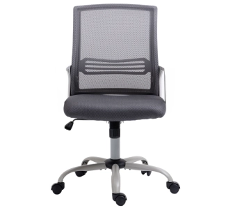 Fotel ActiveJet YK01 Biurowy do 120kg Tkanina Szary