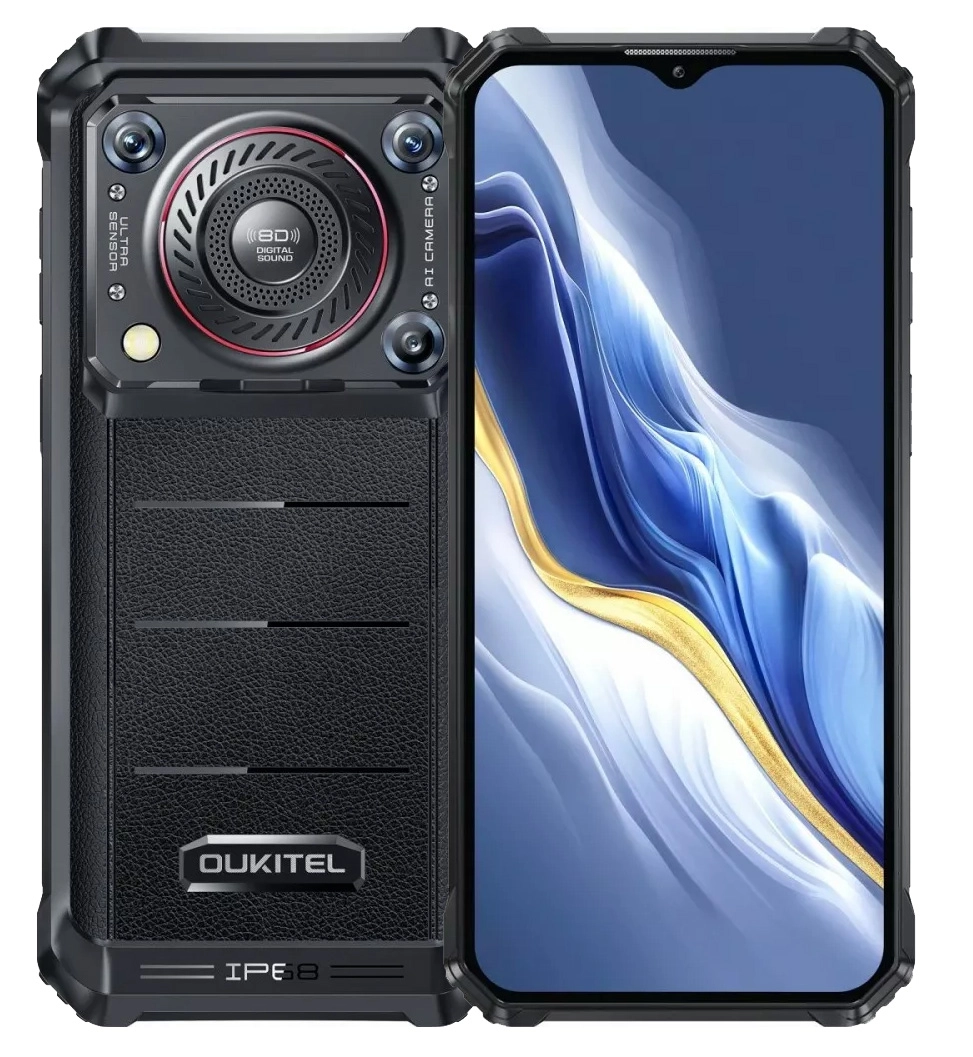 Smartfon Oukitel WP36 8/128GB  6,52" 13Mpix Czarny