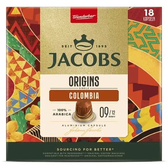 Kapsułki Jacobs Nespresso Origins Colombia 18szt.