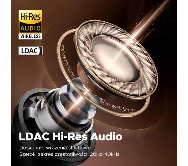 Soundpeats Capsule3 Pro ANC Dokanałowe Bluetooth 5.3 Biały