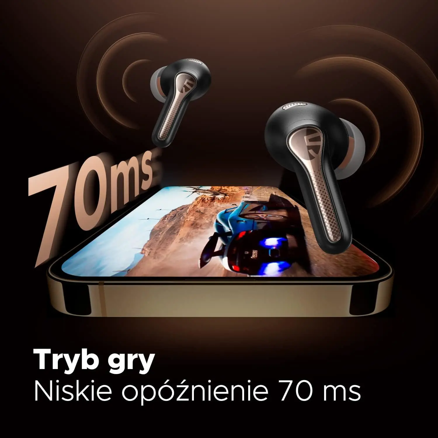 фото Навушники TWS Soundpeats Capsule 3 Pro Transparent White