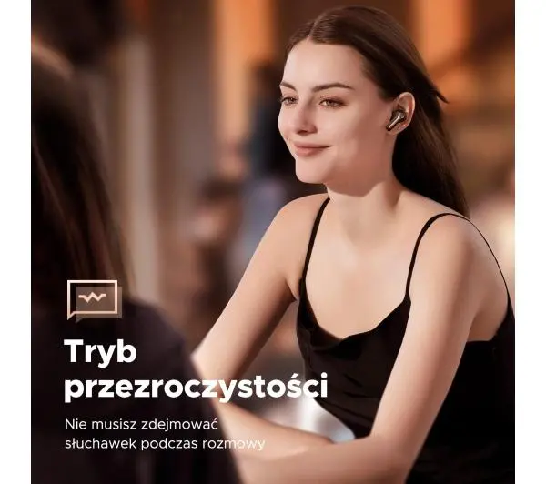 Soundpeats Capsule3 Pro ANC Dokanałowe Bluetooth 5.3 Biały