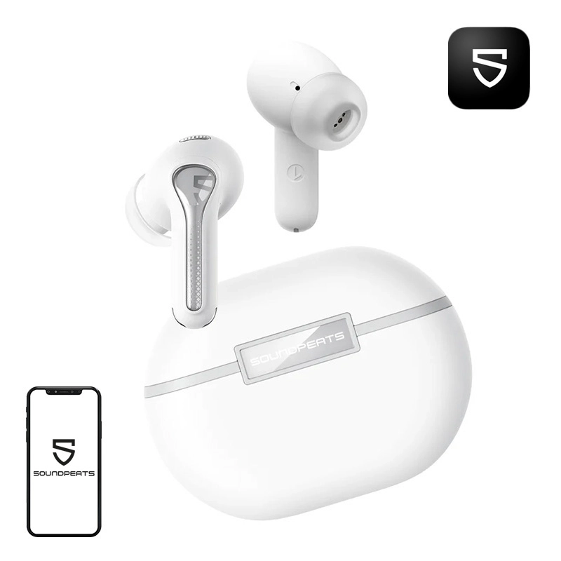 фото Навушники TWS Soundpeats Capsule 3 Pro Transparent White