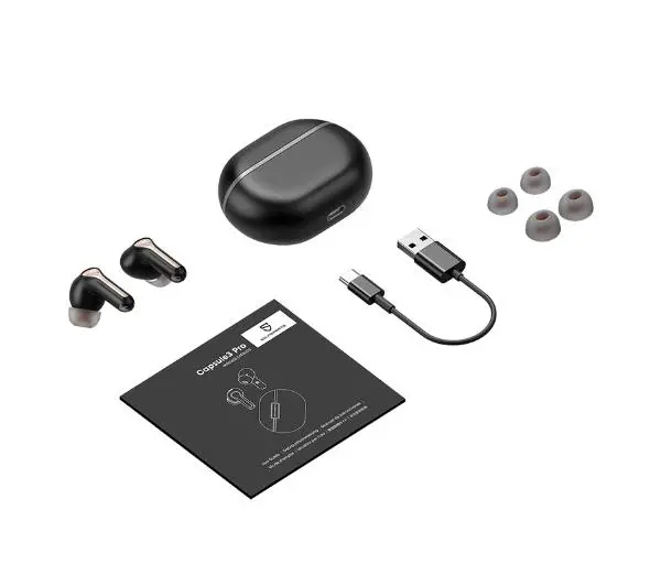 Soundpeats Capsule3 Pro ANC Dokanałowe Bluetooth 5.3 Biały