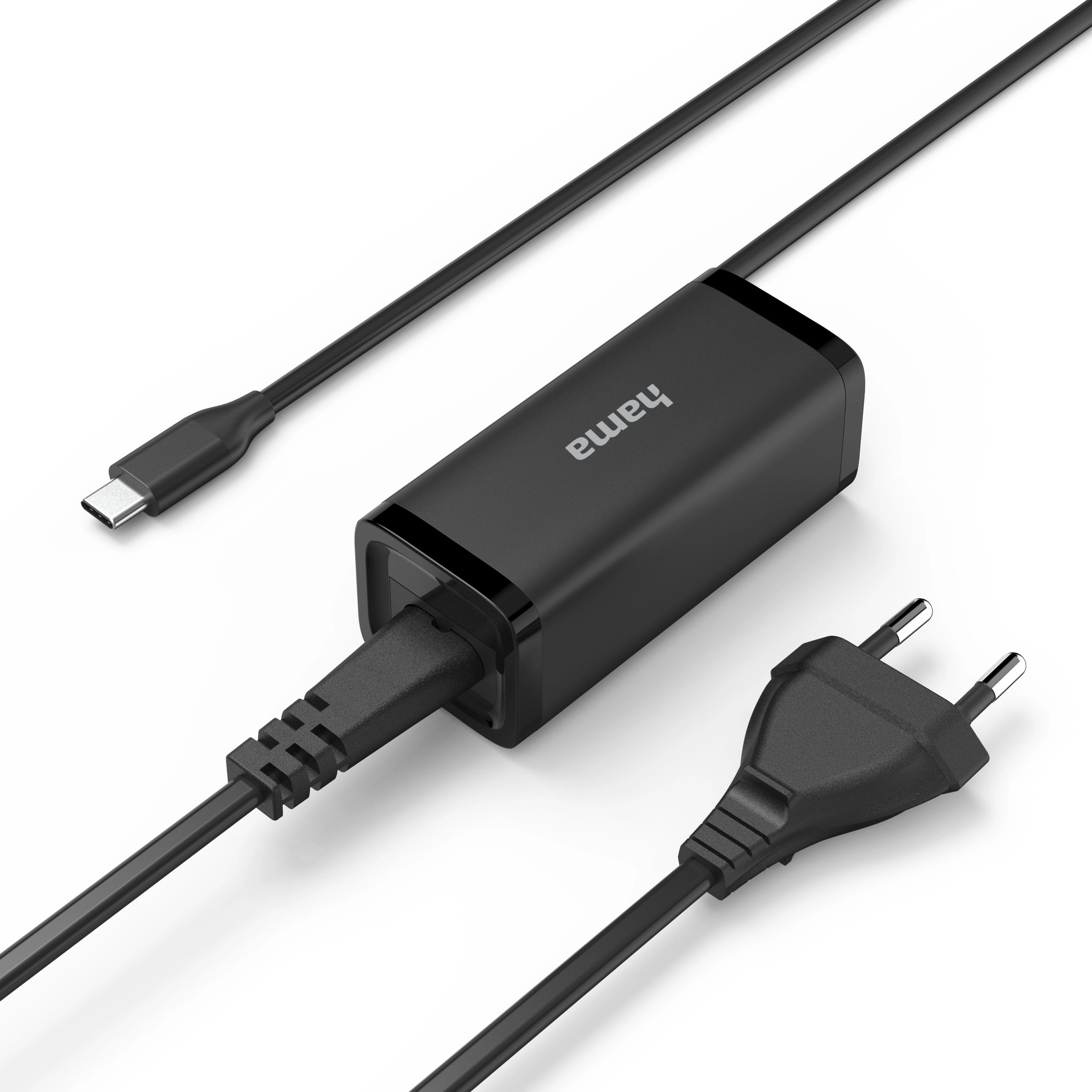 Zasilacz do laptopa Hama 200023 USB-C Mini GaN 65W