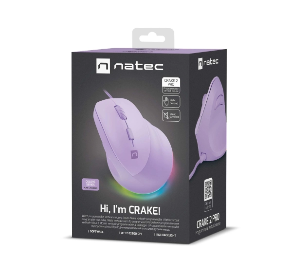 Natec Crake 2 Pro Lawendowy