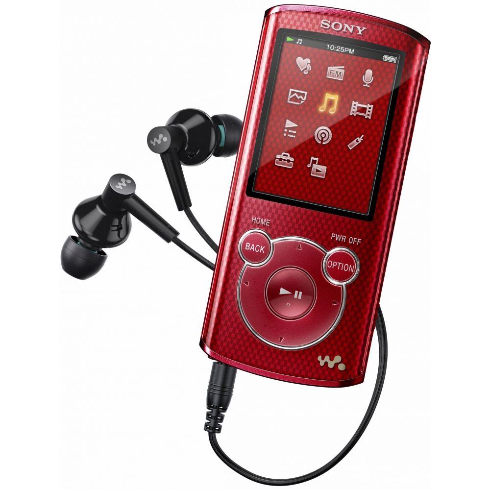 Odtwarzacz Sony NWZ-E464 (czerwony)