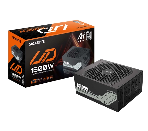 Gigabyte GP-UD1600PM PG5 AI 1600W 80+ Platinum Czarny