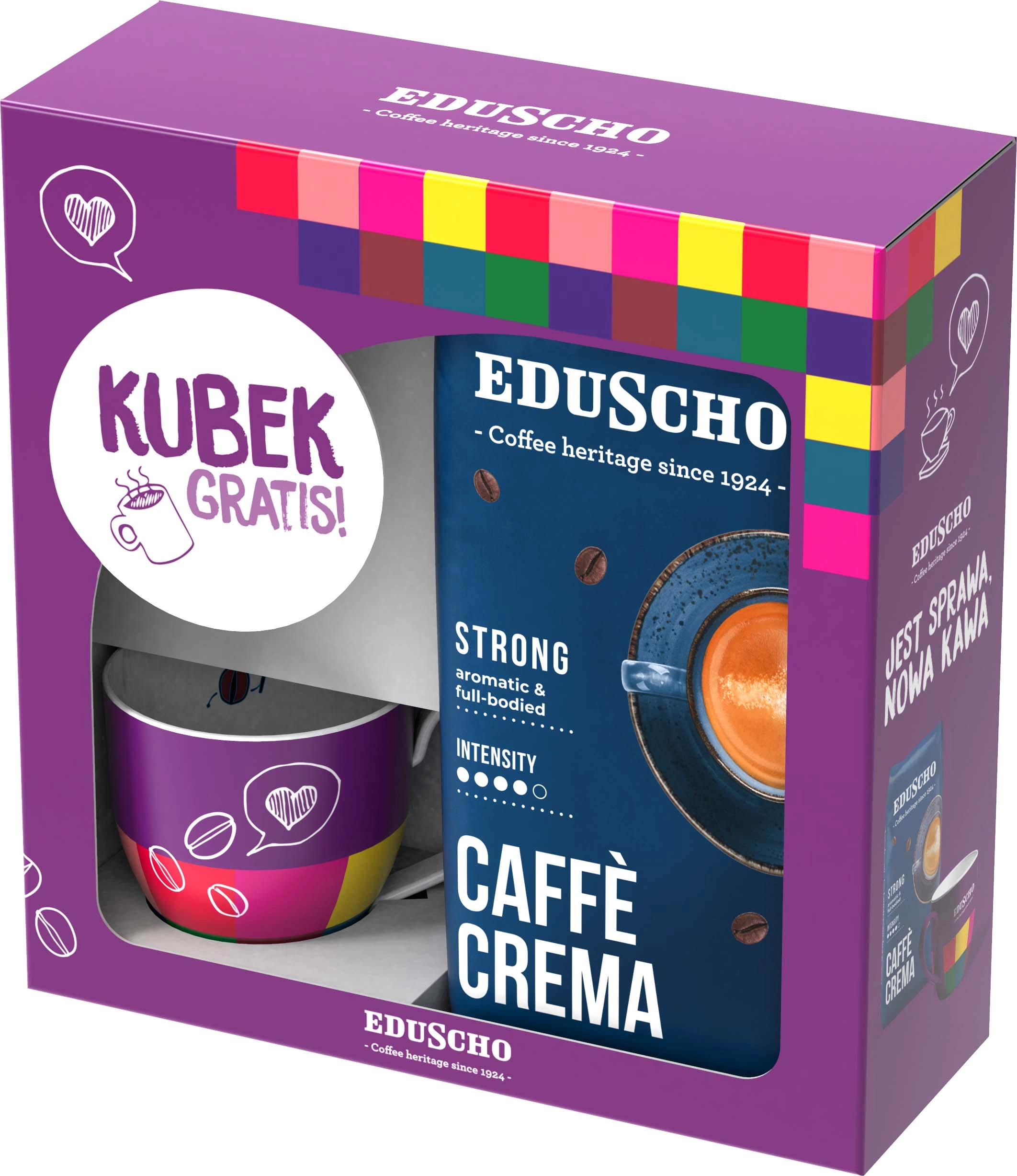 Kawa ziarnista Eduscho Caffe Crema Strong 1kg