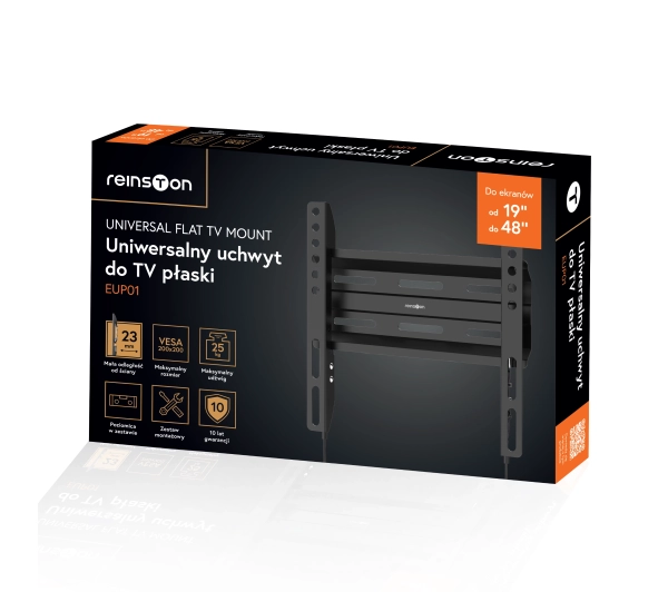 Reinston EUP01 od 19" do 48" Max 25kg Płaski