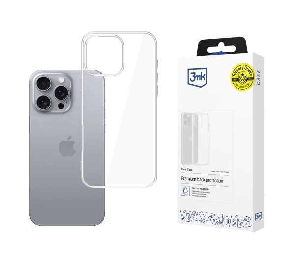 3mk Clear Case do iPhone 16 Pro Max Przezroczysty
