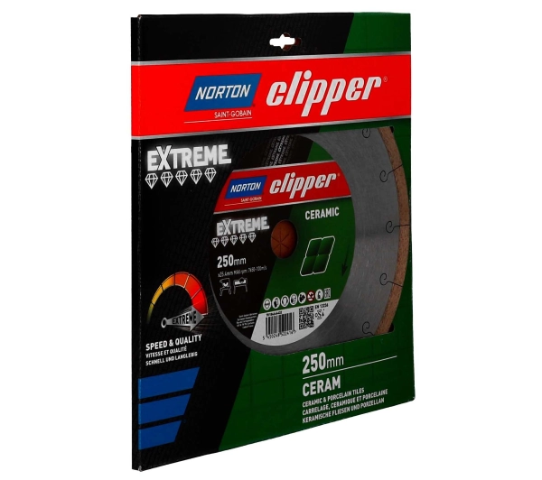 Norton Clipper Extreme Ceramic Silencio 250mm