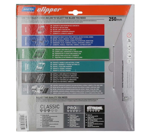 Norton Clipper Classic Ceram 250mm