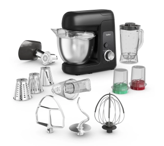 Robot planetarny Tefal Bake Partner QB525838 1100W Maszynka do mielenia Szatkownica Blender kielichowy