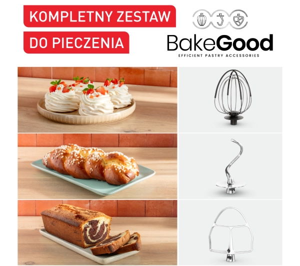 Tefal Bake Partner QB525838 1100W Maszynka do mielenia Szatkownica Blender kielichowy - Kup na Raty - RRSO 0%
