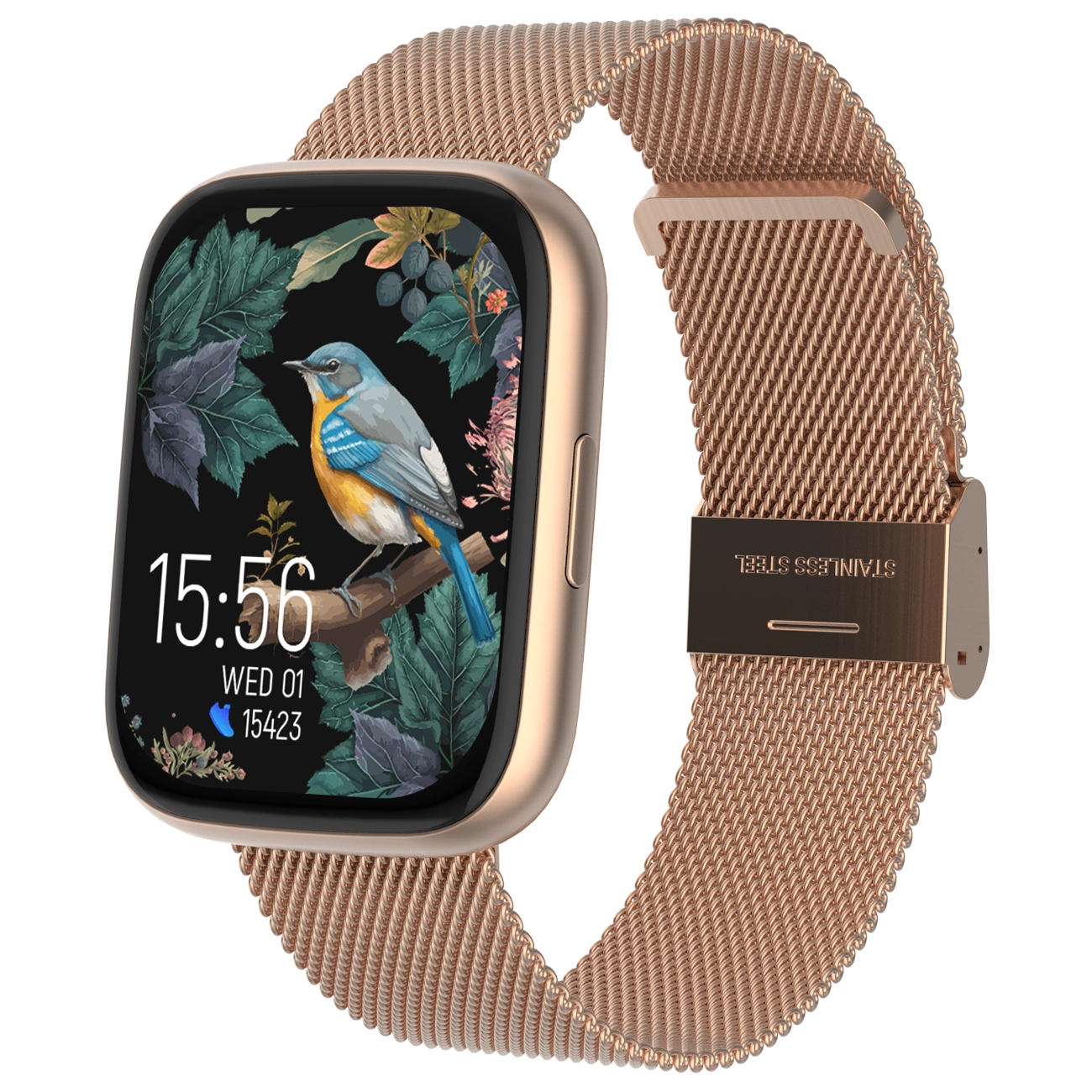 Smartwatch Forever SW-330 46mm Złoto-różowy