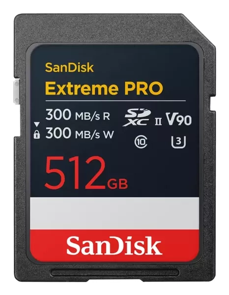 Karta pamięci SANDISK Extreme PRO SDXC 512GB 300MB/S V90