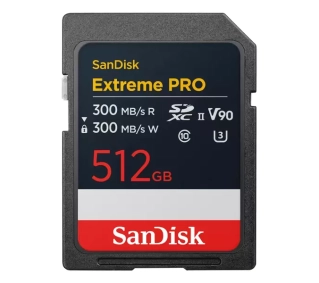 SANDISK Extreme PRO SDXC 512GB 300MB/S V90 - Kup na Raty - RRSO 0%