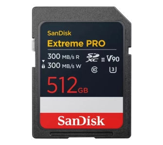 Karta pamięci SANDISK Extreme PRO SDXC 512GB 300MB/S V90