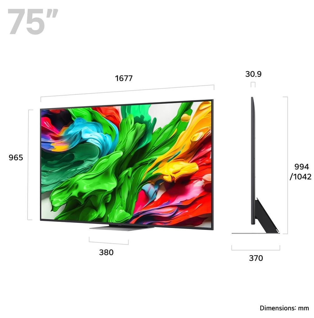 Telewizor LG 75QNED86A6A 75" QNED evo AI miniLED 4K 144Hz webOS Dolby Vision HDMI 2.1 DVB-T2