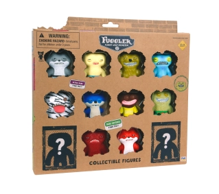PMI Kids World Fuggler S1 Collectible Figures - 12 Pack Deluxe Box C