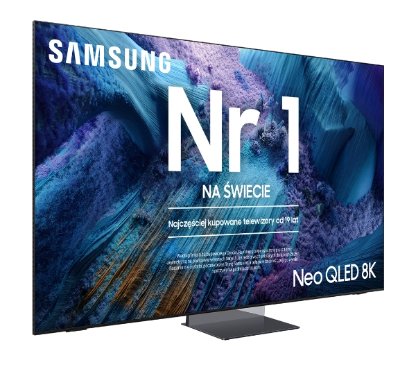 Samsung QE85QN990FT 85" Neo QLED 8K 120Hz / 4K 240Hz Vision AI Tizen Dolby Atmos HDMI 2.1 DVB-T2 - TRZECI -55%, ALBO 5-TY ZA 1ZŁ