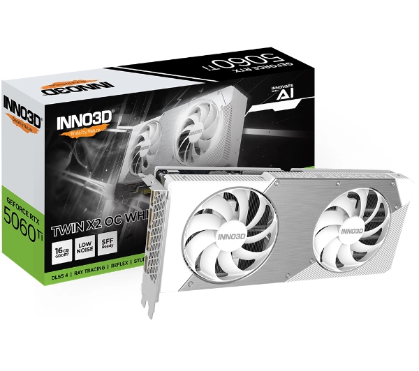 Inno3D GeForce RTX 5060 Twin X2 OC White 16GB GDDR7 128bit DLSS 4