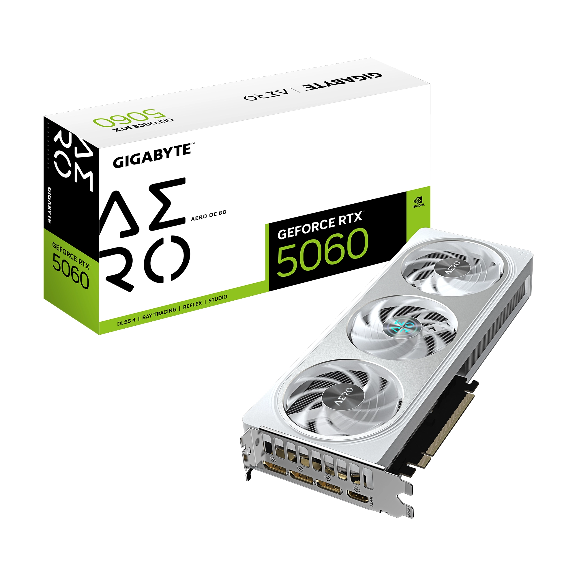 Karta graficzna Gigabyte GeForce RTX 5060 AERO OC 8GB GDDR7 128bit DLSS 4