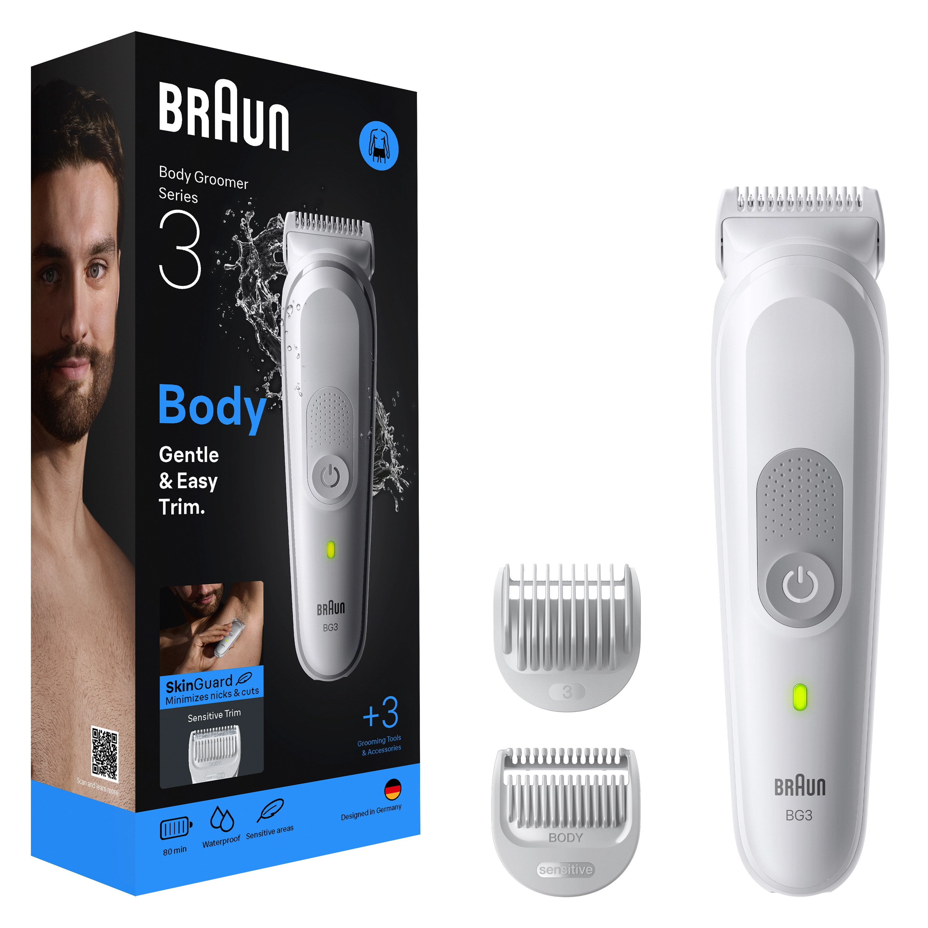фото Тример для тіла (бодігрумер) Braun BG3530