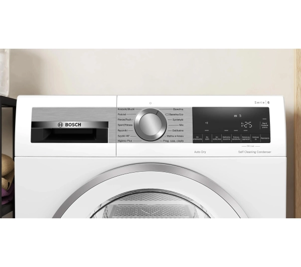 Bosch pralka Serie 6 WGG244ZEPL 9kg 1400obr/min + suszarka Serie 6 WQG245DEPL 61,3cm 9kg - TRZECI -55%, ALBO 5-TY ZA 1ZŁ - Kup na Raty - RRSO 0%