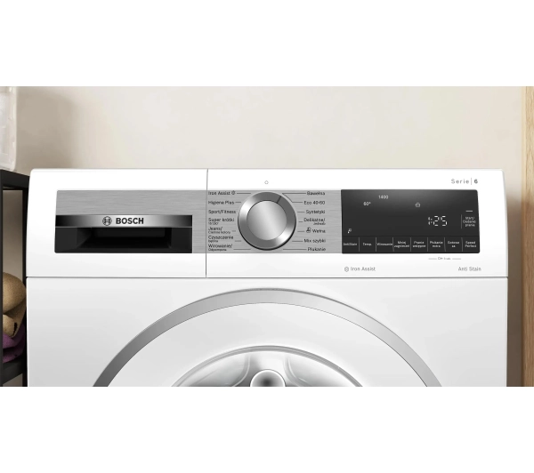 Bosch pralka Serie 6 WGG244ZEPL 9kg 1400obr/min + suszarka Serie 6 WQG245DEPL 61,3cm 9kg - TRZECI -55%, ALBO 5-TY ZA 1ZŁ - Kup na Raty - RRSO 0%