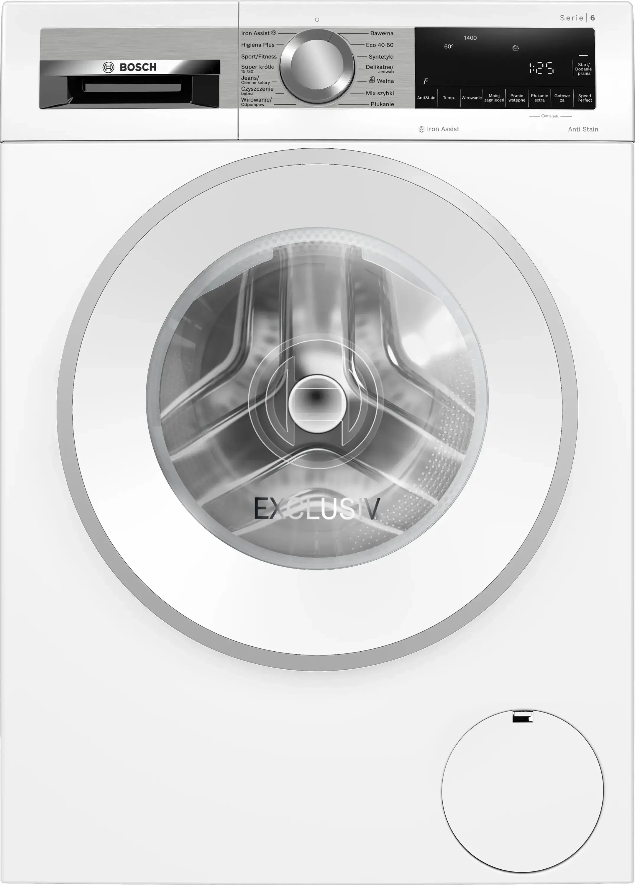 Zestaw Bosch pralka Serie 6 WGG244ZEPL 9kg 1400obr/min + suszarka Serie 6 WQG245DEPL 61,3cm 9kg