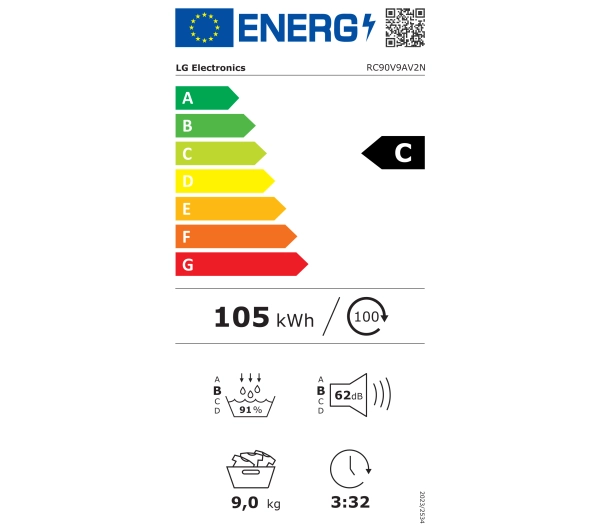 LG pralka Vivace F4W1172YW 11kg 1400obr/min + suszarka RC90V9AV2N 61,5cm 9kg - TRZECI -55%, ALBO 5-TY ZA 1ZŁ - Kup na Raty - RRSO 0%