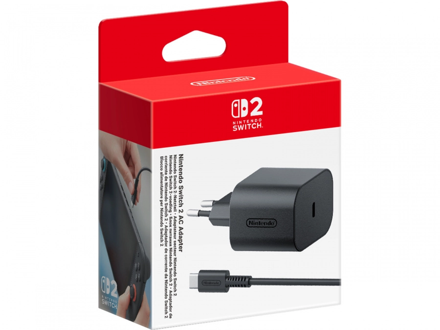 Ładowarka Nintendo AC Adapter do Nintendo Switch 2 Czarny