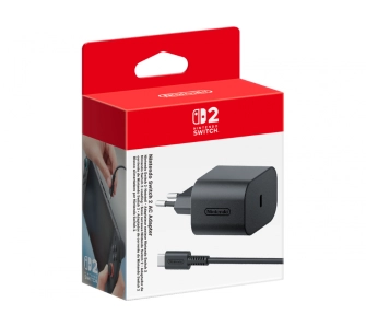 Ładowarka Nintendo AC Adapter do Nintendo Switch 2 Czarny