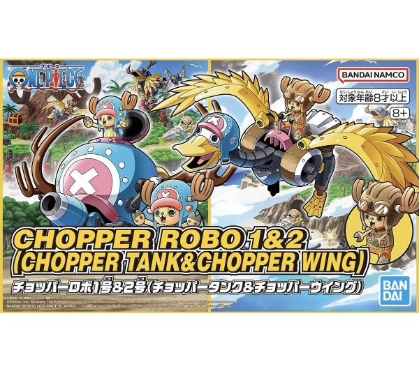 Bandai One Piece Chopper Robo 1&2 (Chopper Tank & Chopper Wing)