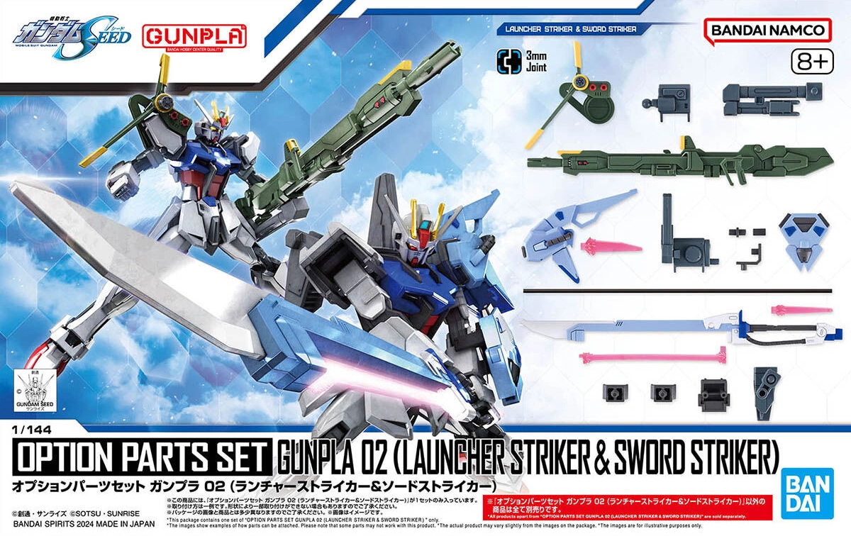 Model do składania Bandai HG 1/144 OPTION PARTS SET GUNPLA 2