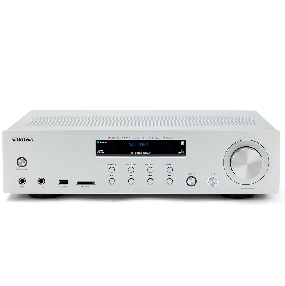 Wzmacniacz Aiwa AMU-120BT/SL Srebrny