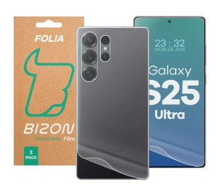 Bizon na tył i przód Bizon Glass Hydrogel Pack do Galaxy S25 Ultra