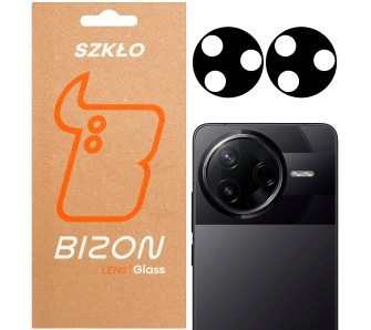 Szkło ochronne Bizon na aparat Silk Lens do Xiaomi Poco F7 Pro 2 sztuki