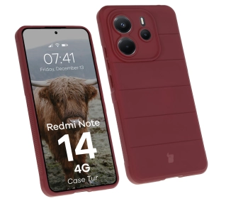 Bizon Tur do Xiaomi Redmi Note 14 4G Burgundowy