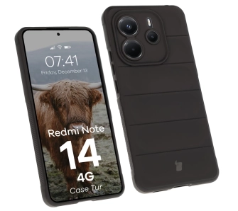 Etui Bizon Tur do Xiaomi Redmi Note 14 4G Czarny