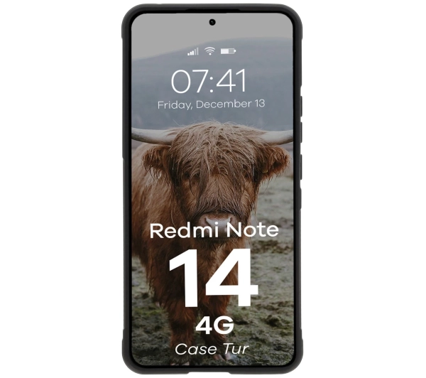 Bizon Tur do Xiaomi Redmi Note 14 4G Czarny
