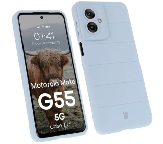 Bizon Tur do Motorola Moto G55 5G Jasnoniebieski