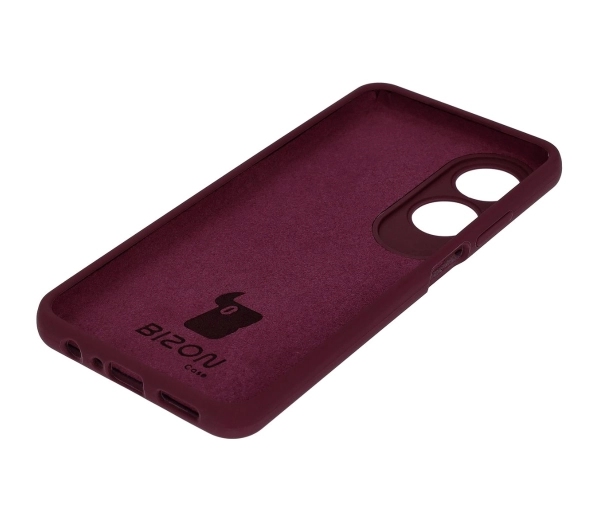 Bizon Silikonowe Soft do Oppo A60 4G Ciemnofioletowy